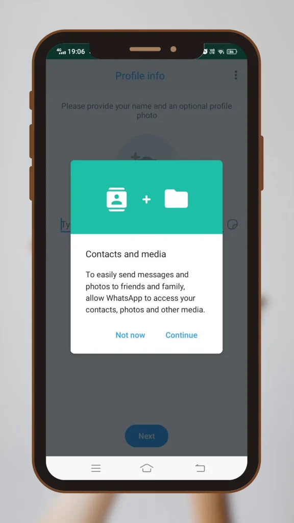  Enable efficient messaging and photo sharing with friends and family by granting WhatsApp access to your contact photos and other media.