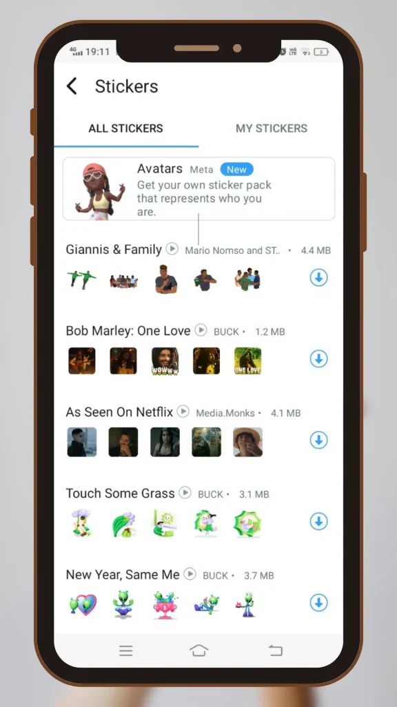 unlimited emojis and stickers, download via whatsapp mod terbaru