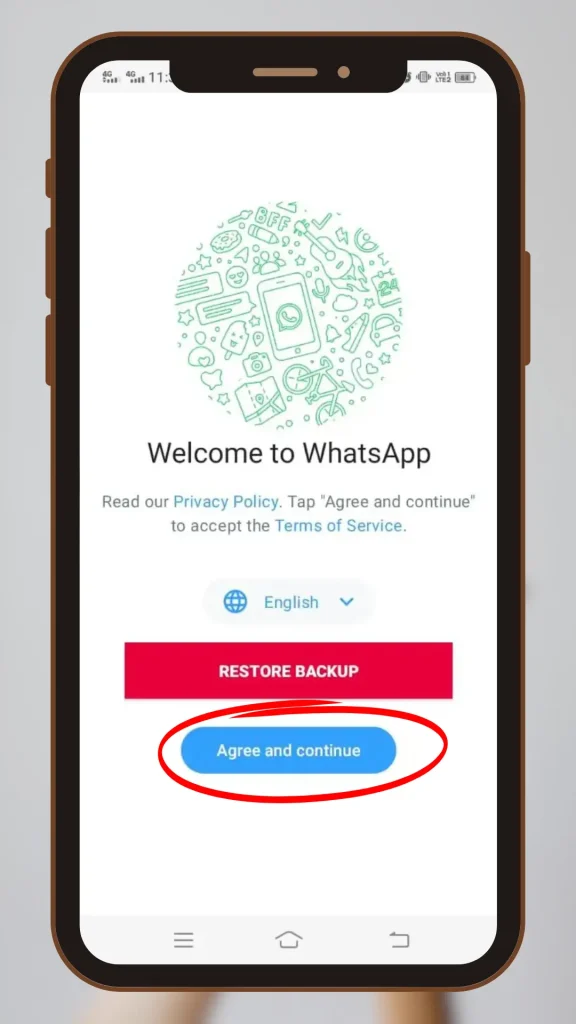 MBwhatsapp ios log on interface